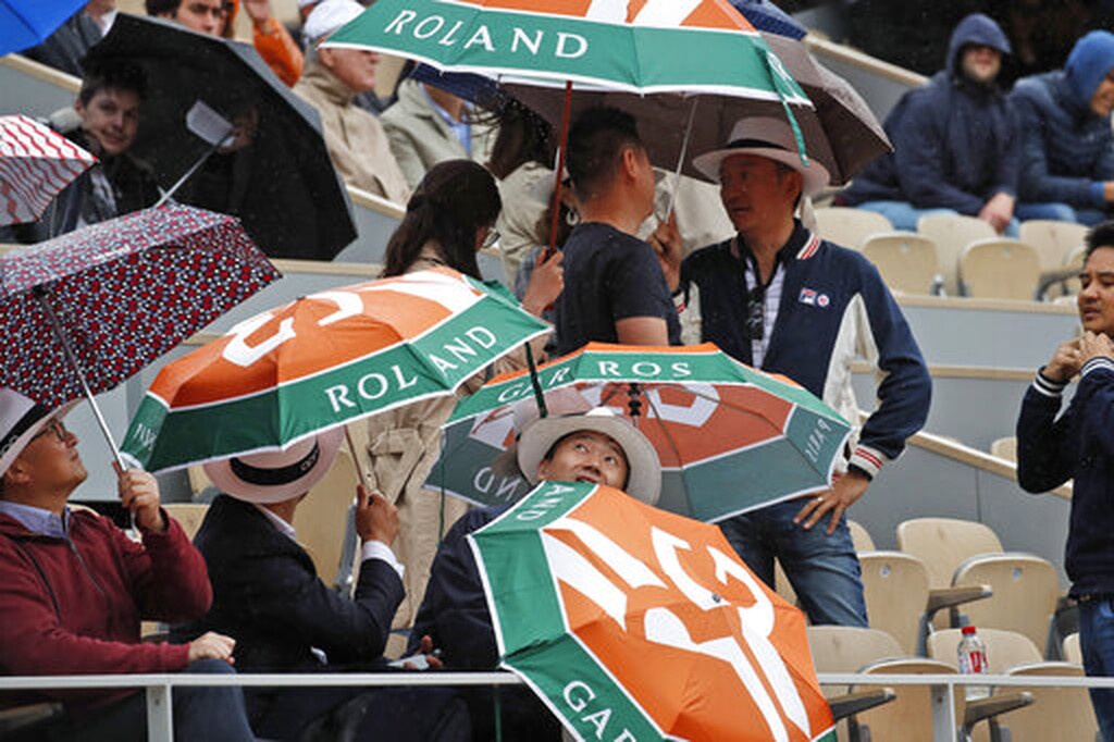 Ρολάν Γκαρός: Η βροχή νίκησε Τζόκοβιτς και Τιμ (photos)