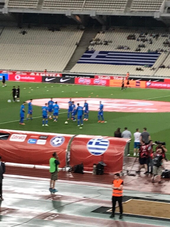 Ελλάδα-Αρμενία: Άδειο το ΟΑΚΑ λόγω βροχής (photos)