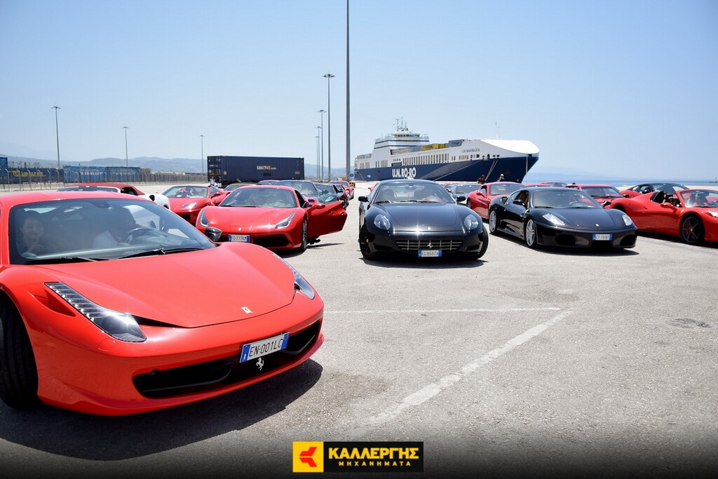 «Κοκκίνησε» η Πάτρα από τις πανέμορφες Ferrari (photos)