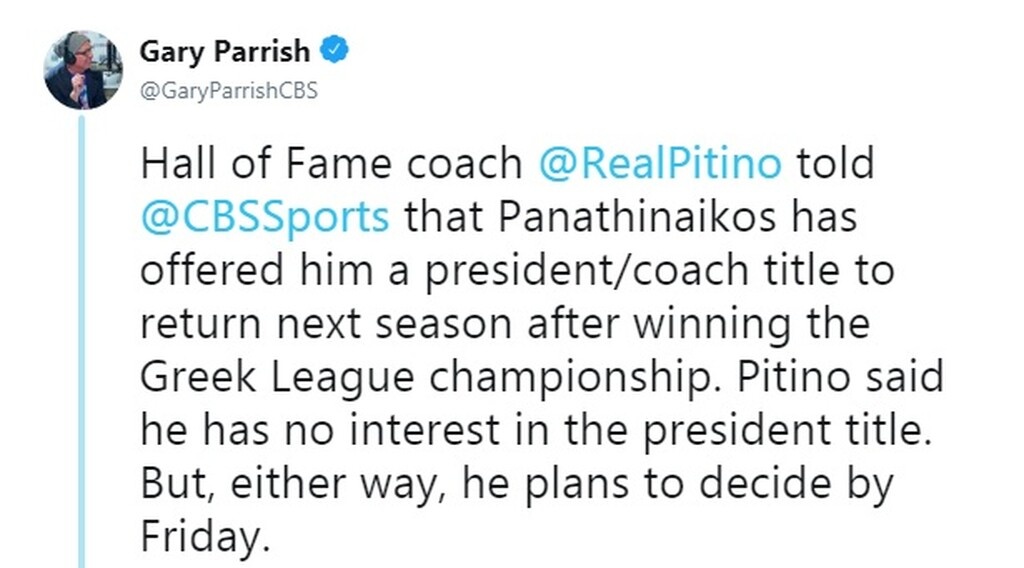 Πιτίνο: «Ο Παναθηναϊκός μου πρότεινε να γίνω προπονητής και πρόεδρος» (photos)