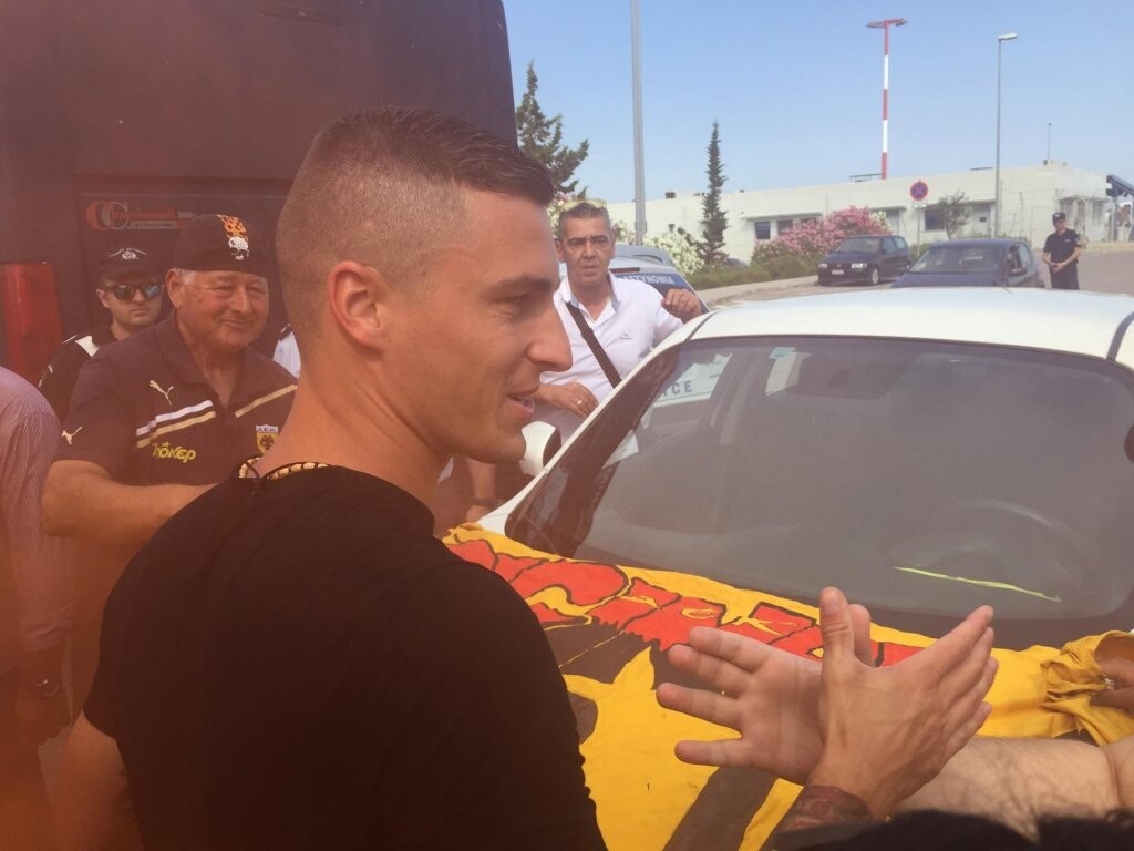 ΑΕΚ: Ήρθε και αποθεώθηκε ο Βράνιες! (photos)