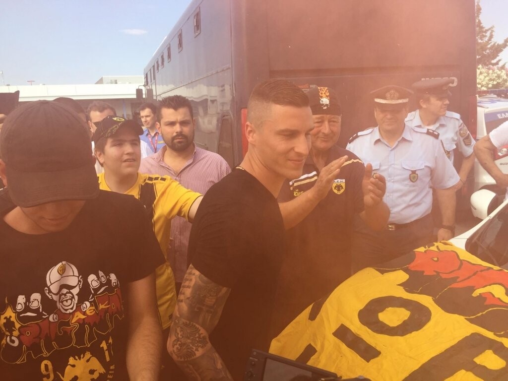 ΑΕΚ: Ήρθε και αποθεώθηκε ο Βράνιες! (photos)