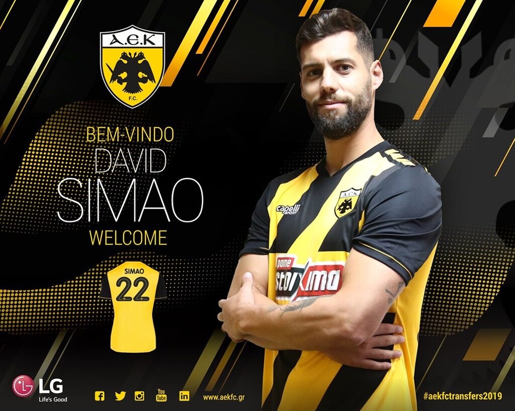 ΑΕΚ: Στα «κιτρινόμαυρα» ο Σιμάο (photos)