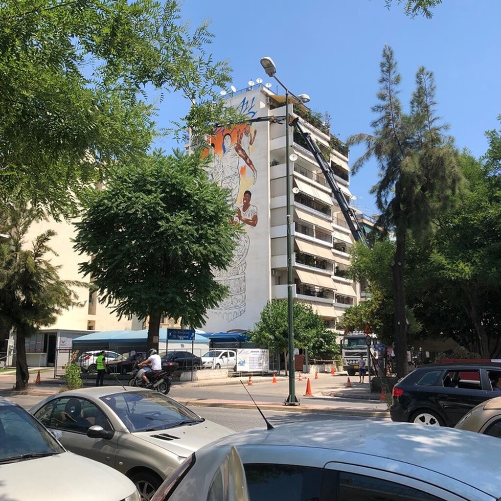 Νέο γκράφιτι του Αντετοκούνμπο στα Σεπόλια (photos)