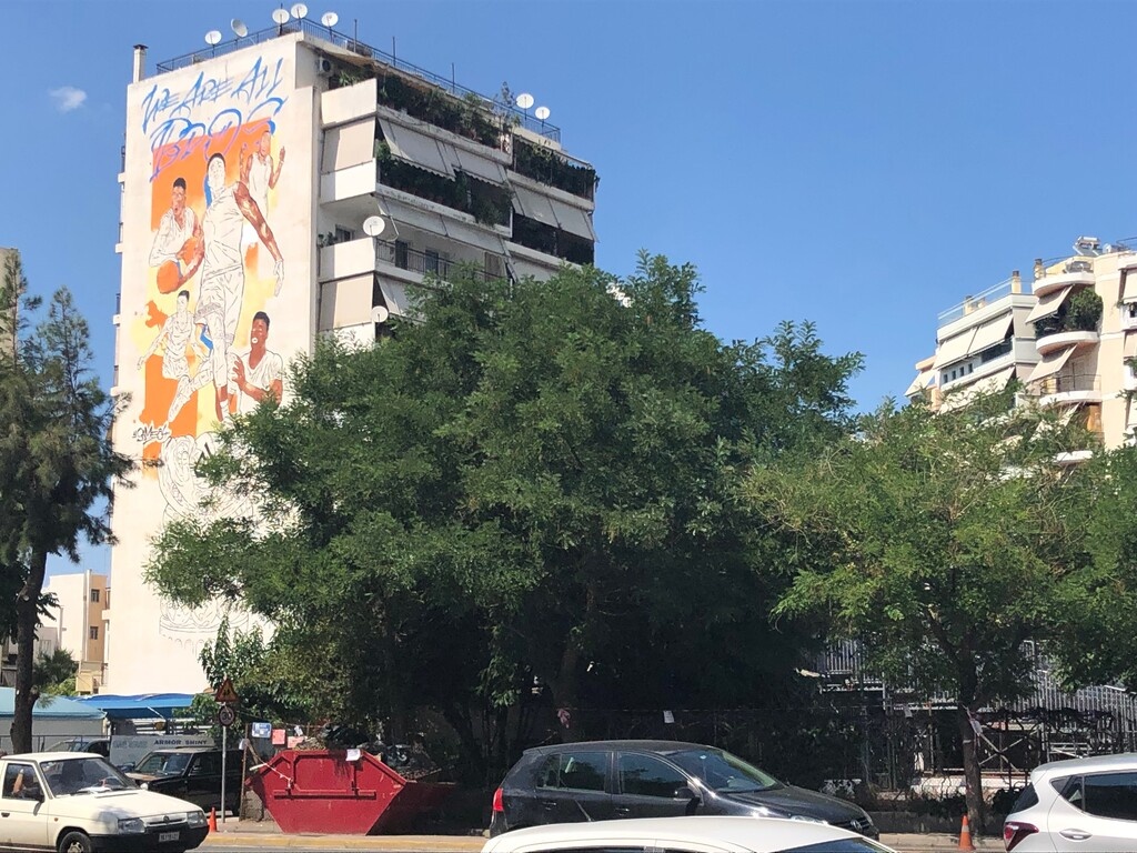 Νέο γκράφιτι του Αντετοκούνμπο στα Σεπόλια (photos)