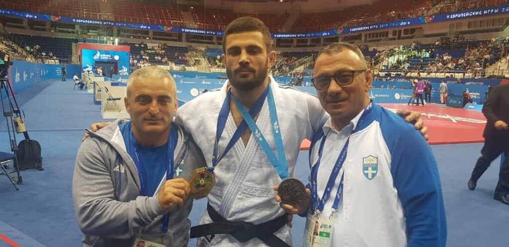 2οι Ευρωπαϊκοί Αγώνες: «Χάλκινος» ο Αζωίδης στο τζούντο (photos)
