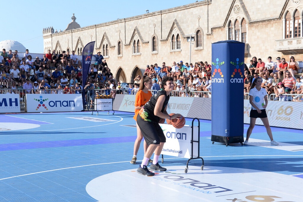 GalisBasketball 3on3: Το μπάσκετ ταξιδεύει στη Ρόδο με τον ΟΠΑΠ