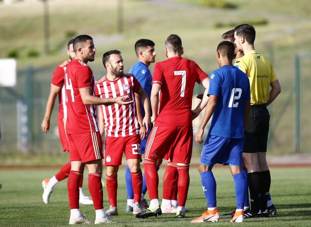 Το… ξύλο της αρκούδας από Μπερ Σεβά σε Ολυμπιακό! (photos)