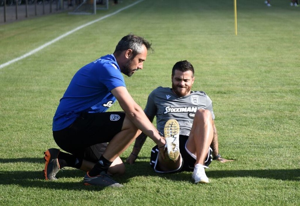 Είναι… τρελός ο αρχηγός! Ο Βιεϊρίνια πήγε στην προετοιμασία του ΠΑΟΚ (photos)