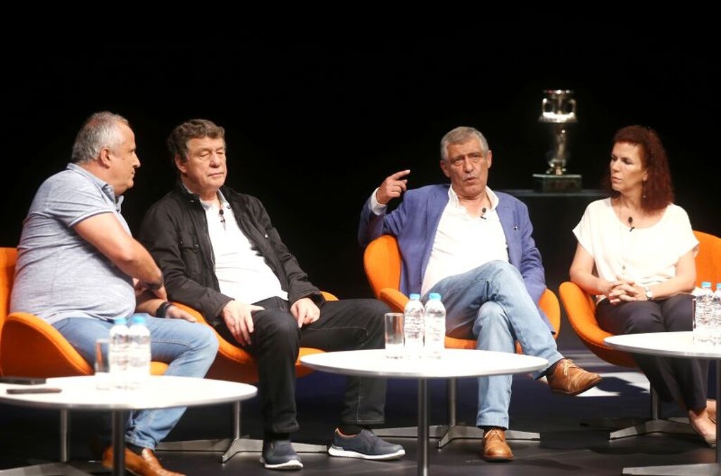 Η συνάντηση… γιγάντων Ρεχάγκελ – Σάντος και το «τρικ» του Πορτογάλου (photos)