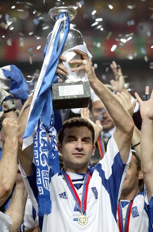 Ο «Κολοσσός» Τραϊανός Δέλλας, το 2004...