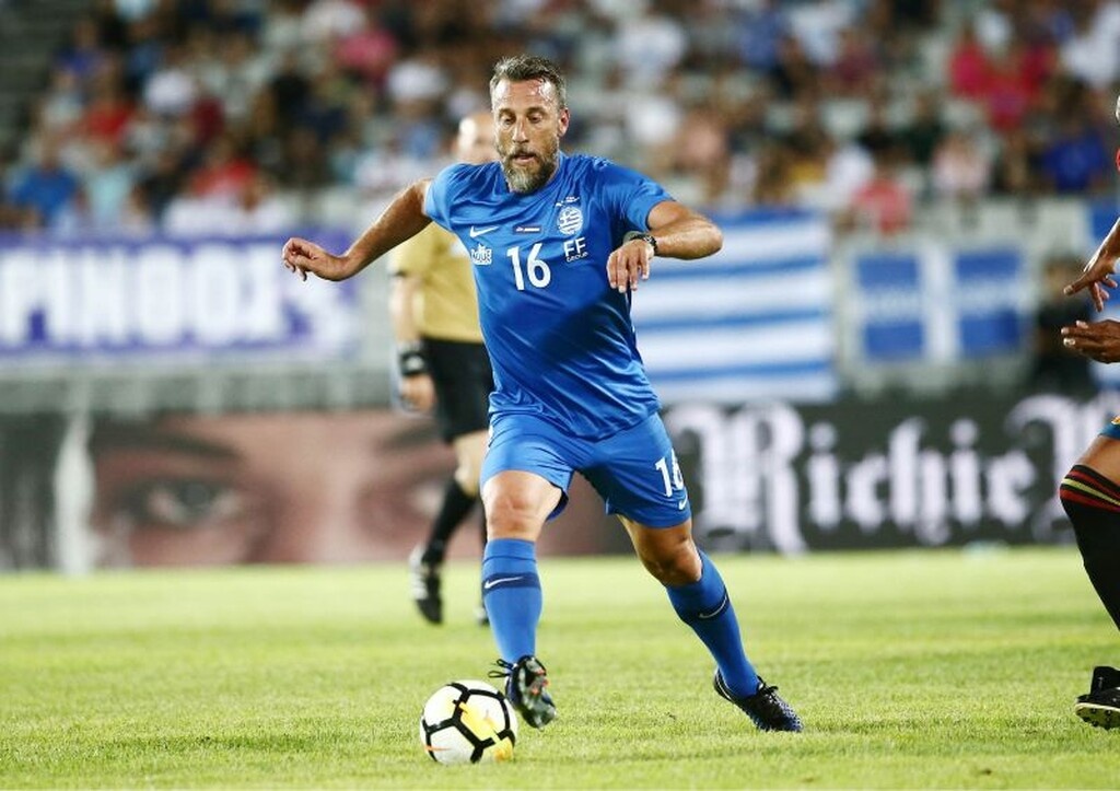 Ο Παντελής Καφές σήμερα σε αγώνα των Legends 2004.