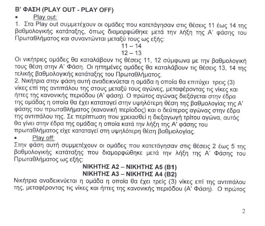 Γιατί δεν έχει Ολυμπιακό η Α2