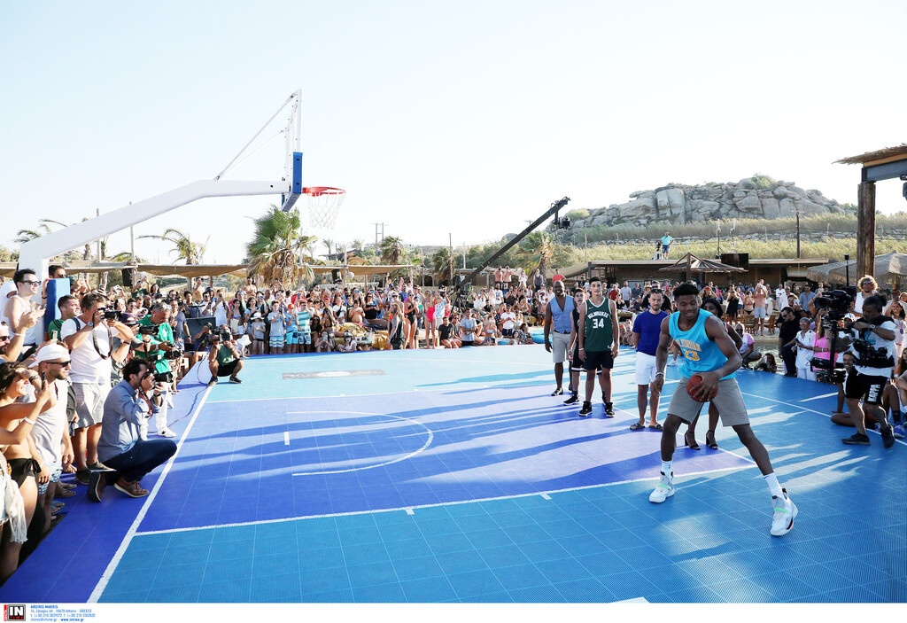 Ξεσήκωσε και την Μύκονο ο MVP Γιάννης Αντετοκούνμπο (photos)