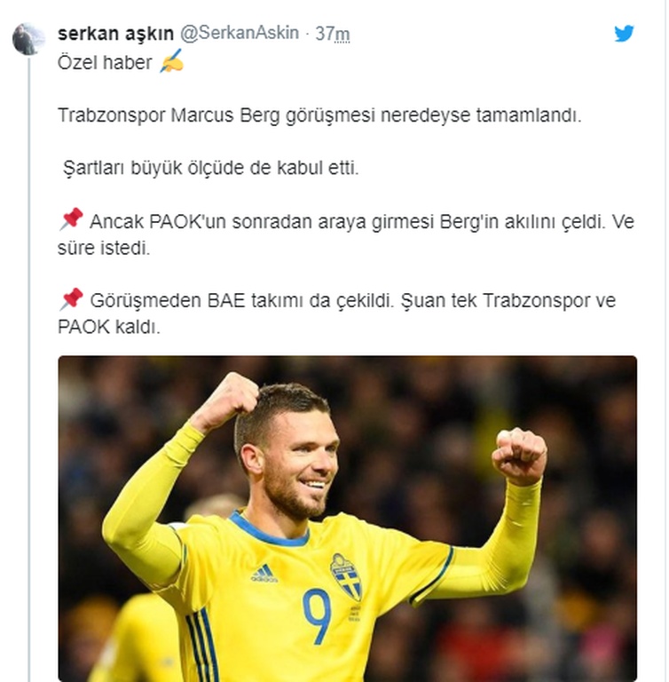 Εκεί θα συνεχίσει την καριέρα του ο Μπεργκ (photo)