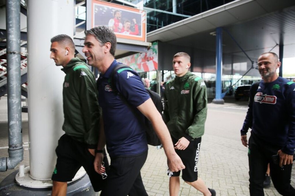 Φέγενορντ – Παναθηναϊκός: «Κλικ» από την άφιξη των «πράσινων» (photos)