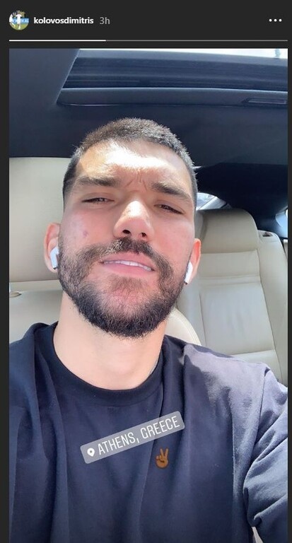 Ο παίκτης είναι ήδη στην Αθήνα για τα διαδικαστικά, όπως ανάρτησε σε story στο Instagram