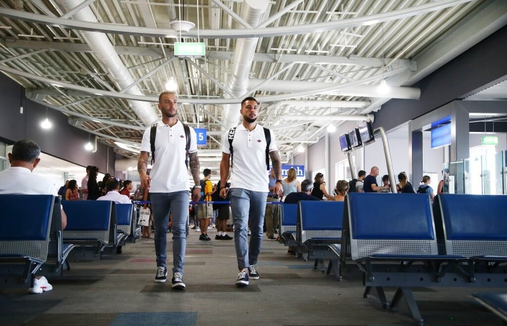 Ολυμπιακός: Πέταξε για Τσεχία (photos)