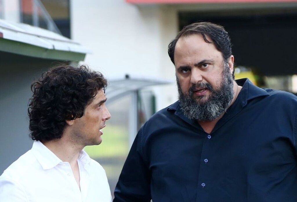 Βικτόρια Πλζεν – Ολυμπιακός: Με Μαρινάκη οι «ερυθρόλευκοι» (photos)