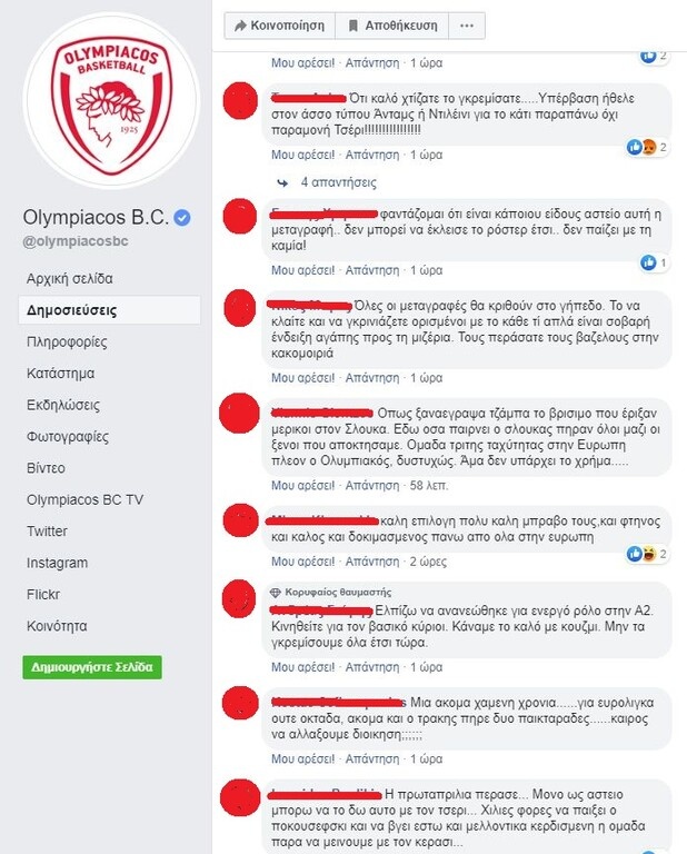 Απογοήτευση στον κόσμο του Ολυμπιακού μετά τον Τσέρι (photos)