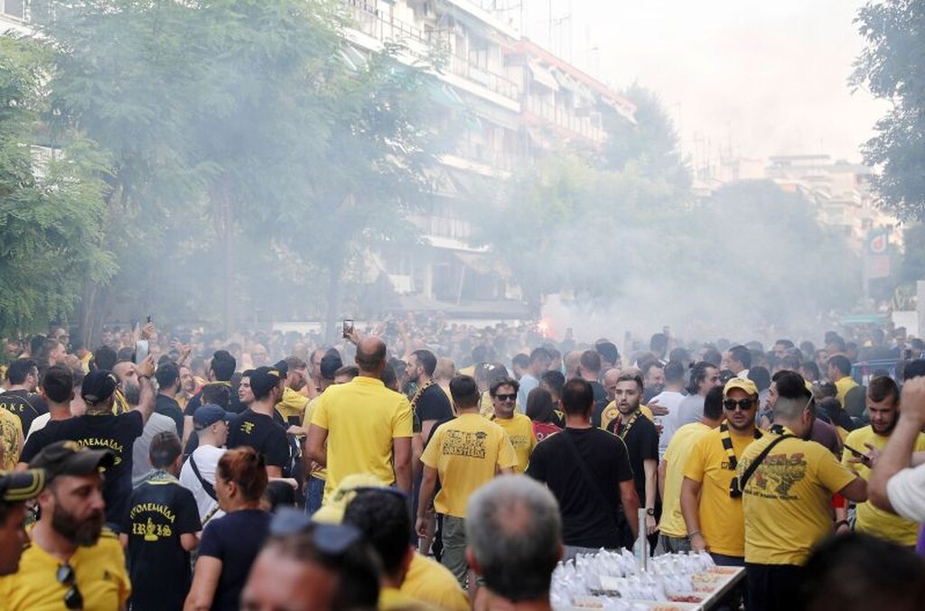 Άρης – ΑΕ Λεμεσού: «Φωτιά» στην άφιξη των «κίτρινων»! (video+photos)