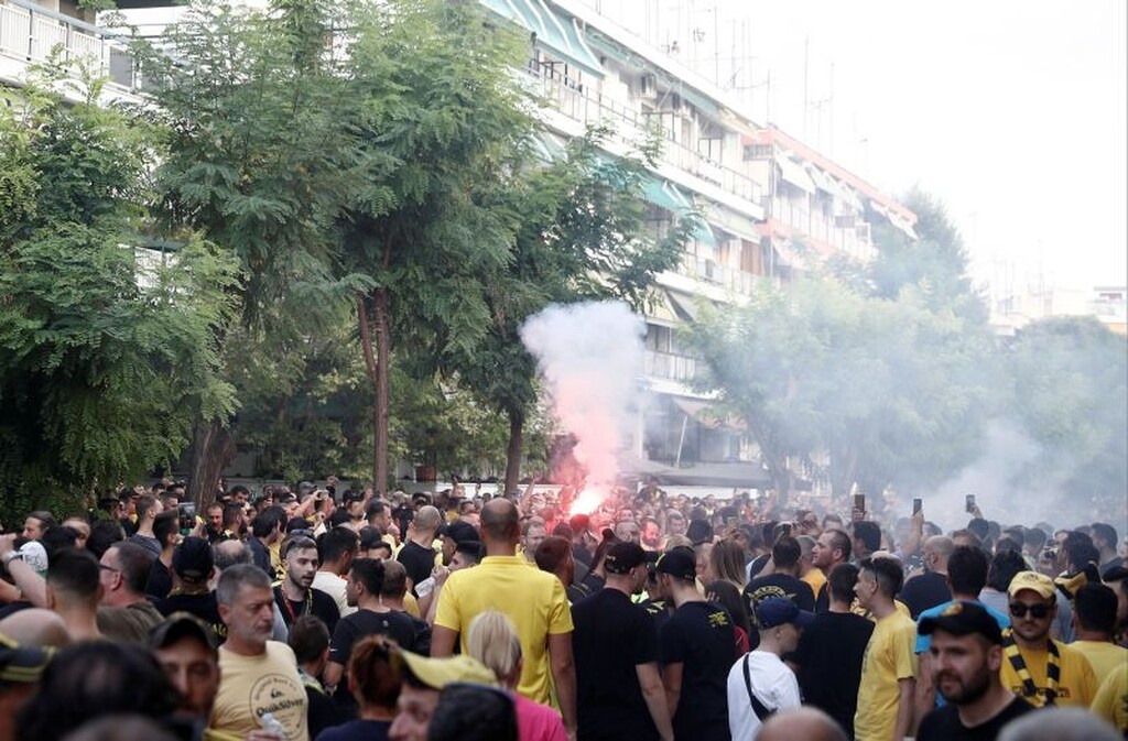 Άρης – ΑΕ Λεμεσού: «Φωτιά» στην άφιξη των «κίτρινων»! (video+photos)