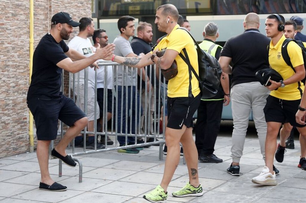 Άρης – ΑΕ Λεμεσού: «Φωτιά» στην άφιξη των «κίτρινων»! (video+photos)