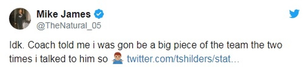 Τζέιμς: «Ο Μεσίνα ίσως μου είπε ψέματα»