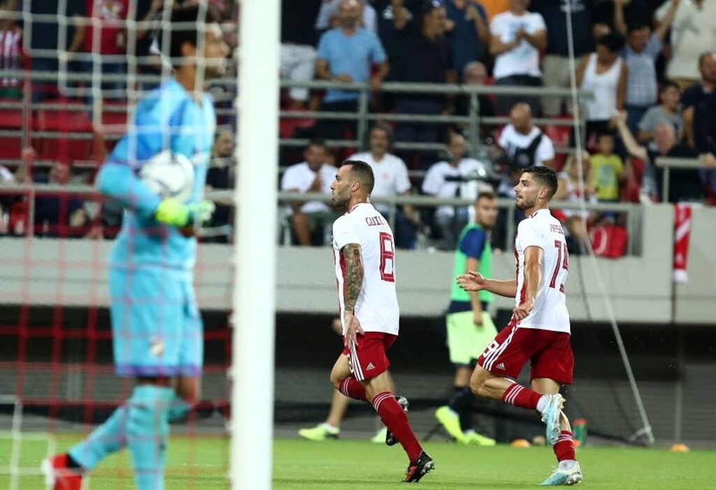 Ολυμπιακός-Βικτόρια Πλζεν: Το γκολ του Γκιγιέρμε «ξεσήκωσε» το Φάληρο (video+photos)