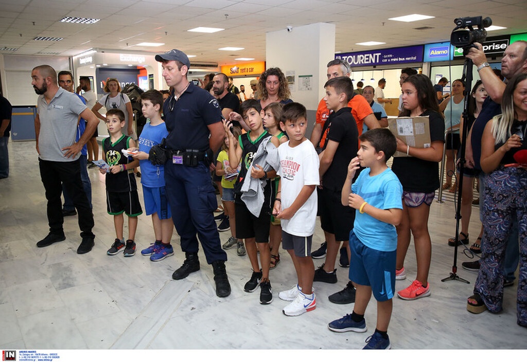 Εθνική Ανδρών: Η άφιξη στο Ηράκλειο σε εικόνες (photos)