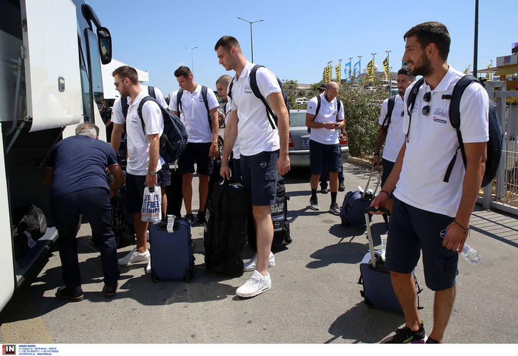 Εθνική Ανδρών: Η άφιξη στο Ηράκλειο σε εικόνες (photos)