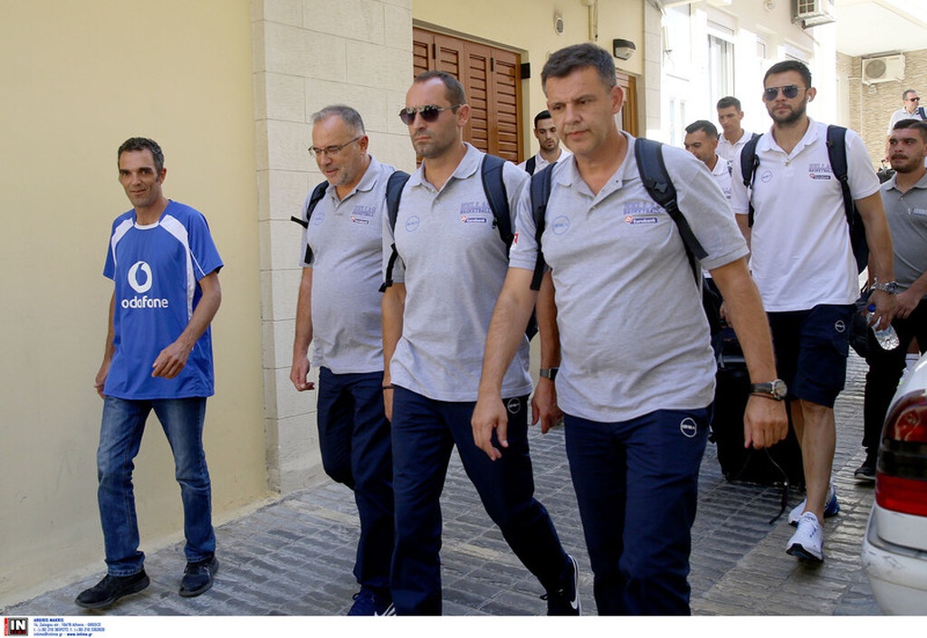 Εθνική Ανδρών: Η άφιξη στο Ηράκλειο σε εικόνες (photos)