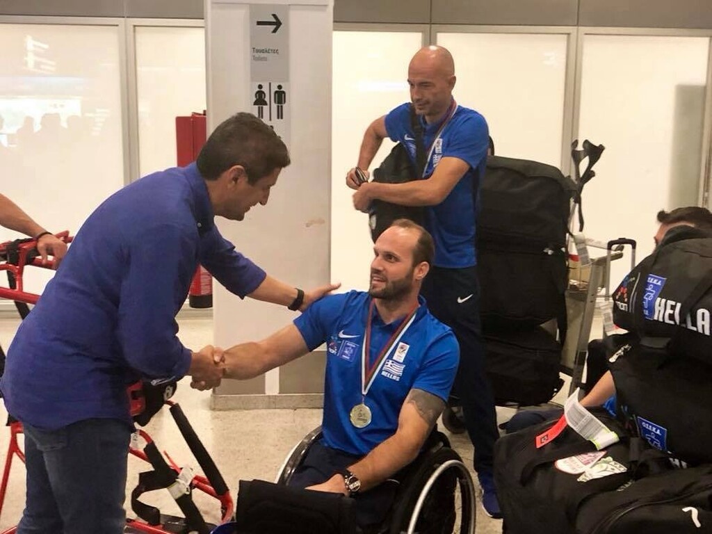 Ο Λ. Αυγενάκης υποδέχθηκε την πρωταθλήτρια Εθνική ομάδα μπάσκετ με Αμαξίδιο