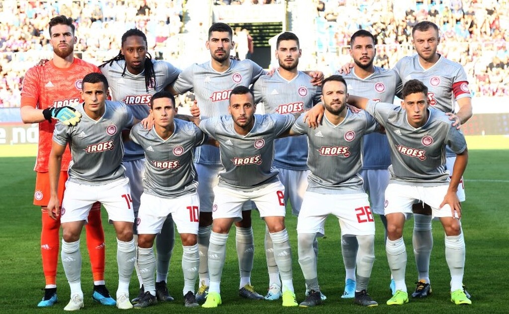 Η γκρι με την οποία οι παίκτες των Πειραιωτών αγωνίστηκαν και στην εκτός έδρας αναμέτρηση με την Πλζεν.