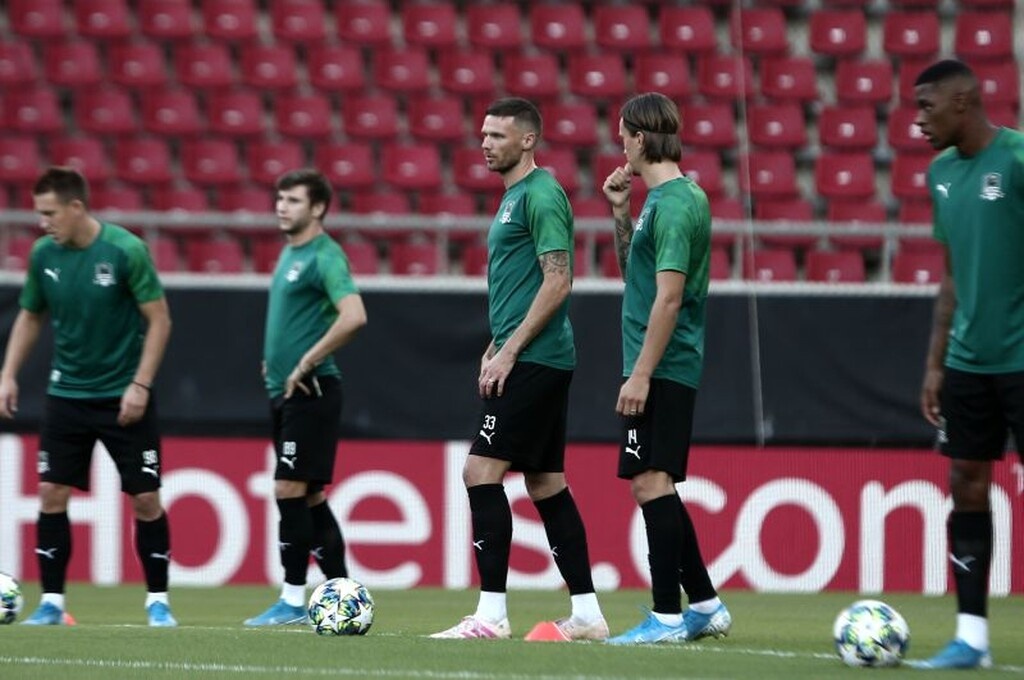 Ολυμπιακός – Κράσνονταρ: Ο Μπεργκ ξανά με πράσινα στο «Γ. Καραϊσκάκης» (photos)