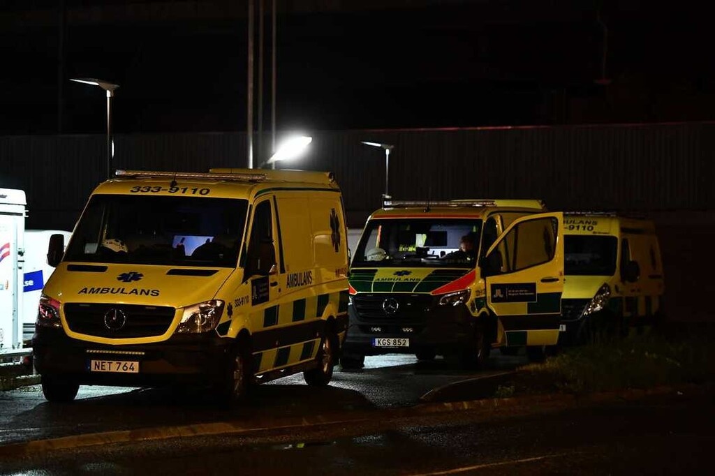 Εικόνες από την έκρηξη...