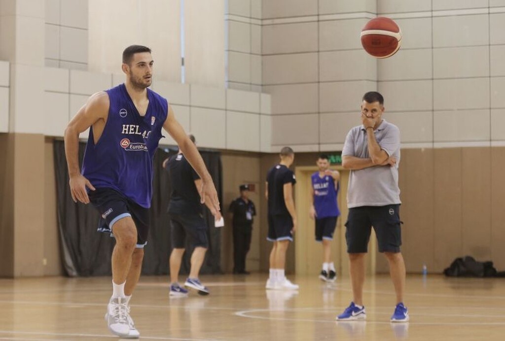 Πρώτη προπόνηση για την Εθνική Ελλάδας στην Κίνα (photos)