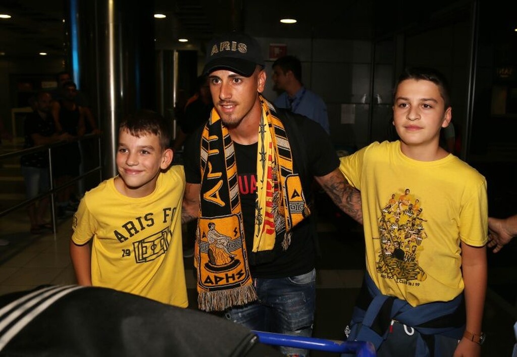 Στη Θεσσαλονίκη για τον Άρη ο Μαντσίνι (photos)