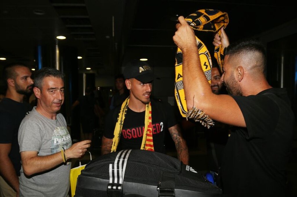 Στη Θεσσαλονίκη για τον Άρη ο Μαντσίνι (photos)