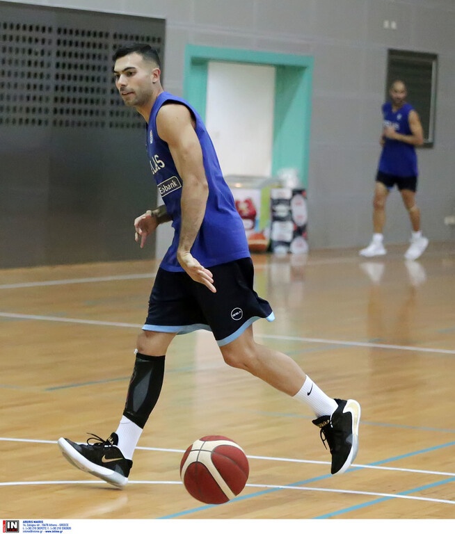 Eθνική Ανδρών: Προπονήθηκε με την ομάδα ο Σλούκας (photos)