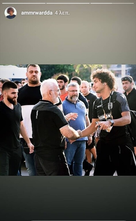 Ο Αιγύπτιος μεσοεπιθετικός αποδέχτηκε τη… μοίρα του και ανέβασε αρχικά μια φωτογραφία του με τον Ιβάν Σαββίδη