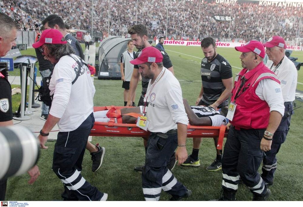 ΠΑΟΚ-Πανιώνιος: Αγωνία για Βαρέλα, αποχώρησε με φορείο! (photos)