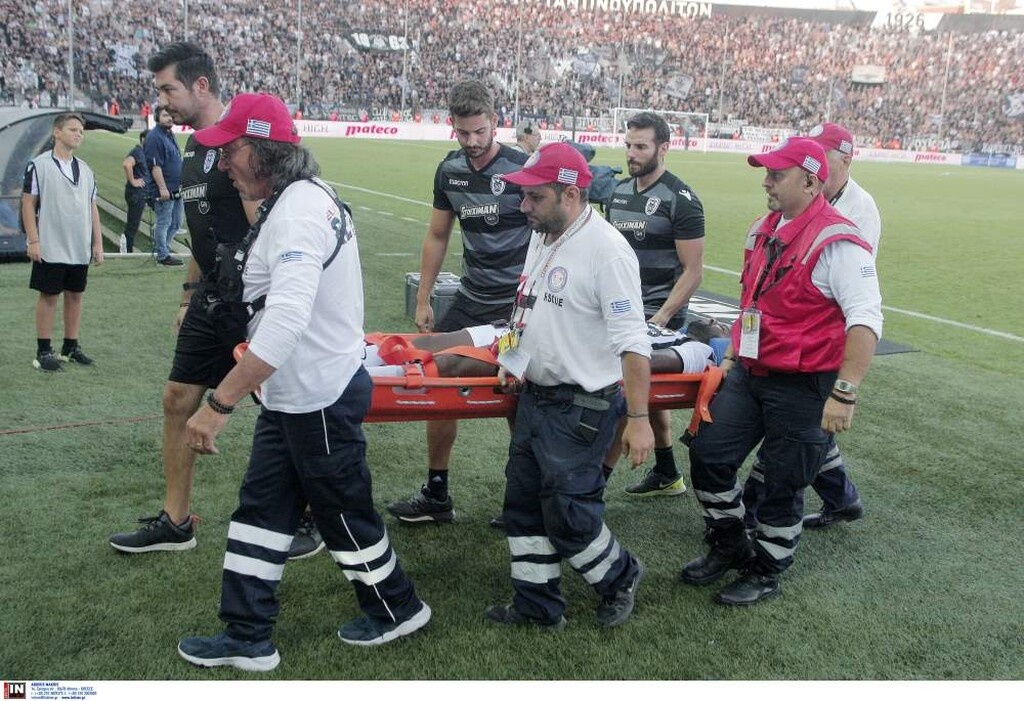 ΠΑΟΚ-Πανιώνιος: Αγωνία για Βαρέλα, αποχώρησε με φορείο! (photos)