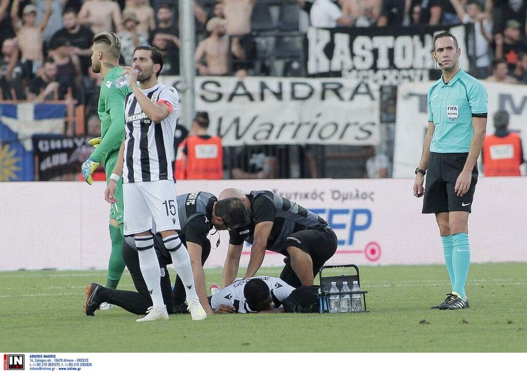 ΠΑΟΚ-Πανιώνιος: Αγωνία για Βαρέλα, αποχώρησε με φορείο! (photos)