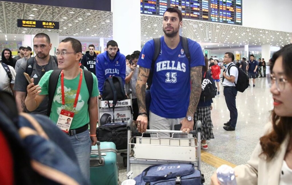 Παγκόσμιο Κύπελλο Μπάσκετ 2019: Έφτασε στη Σενζέν η Εθνική