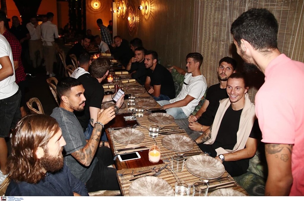 AEK: Με Μελισσανίδη το δειπνο Κωστένογλου στους παίκτες (photos)