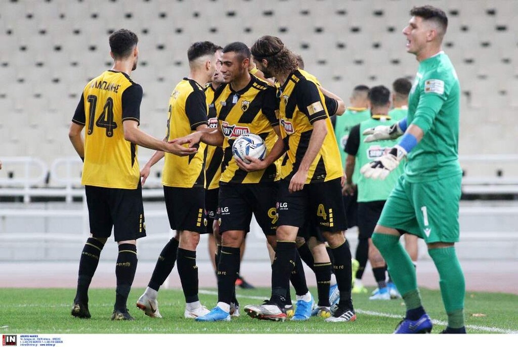 Το 2-0 της ΑΕΚ επί της Λαμίας στο ημίχρονο (videos)