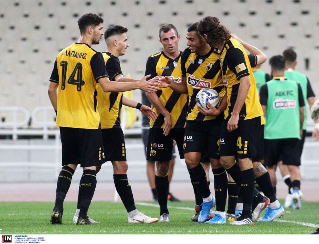 Το 2-0 της ΑΕΚ επί της Λαμίας στο ημίχρονο (videos)