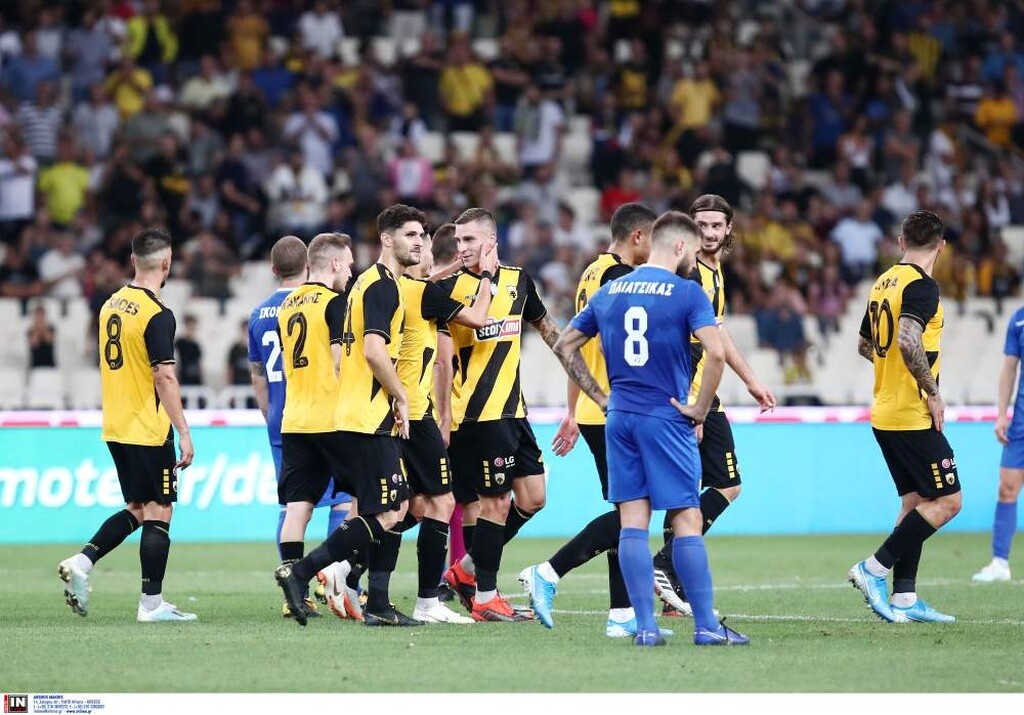 Το 2-0 της ΑΕΚ επί της Λαμίας στο ημίχρονο (videos)