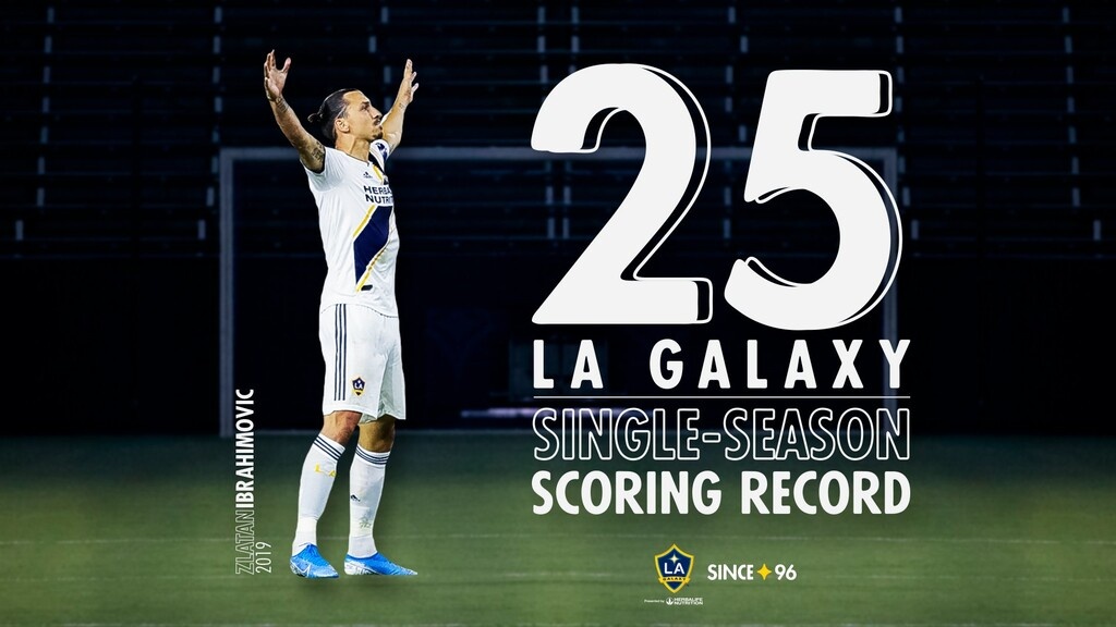 Λος Άντζελες Γκάλαξι: Εξωπραγματικό ρεκόρ από τον Ζλάταν (photos+video)